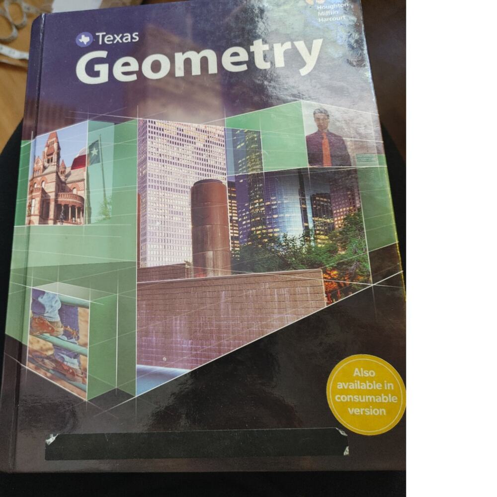 Houghton Mifflin Geometry Texas Hardback Book